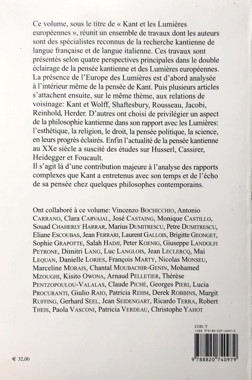 KANT ET LES LUMIÈRES EUROPÉENNES. | Immagine Gallery 4