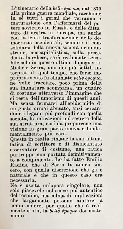 L'ALLEGRO BORGHESE. STORIA DELLA BELLE ÉPOQUE NELLA CARICATURA MONDIALE