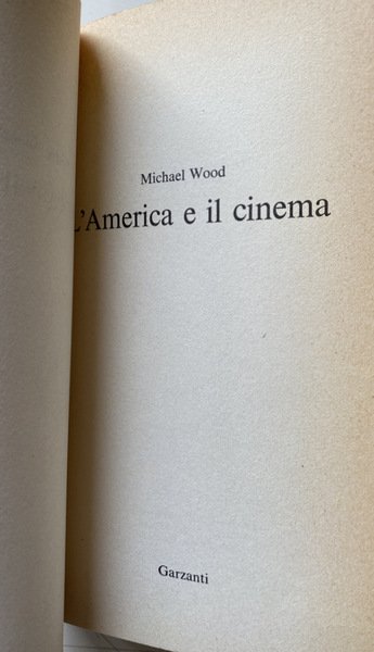 L'AMERICA E IL CINEMA