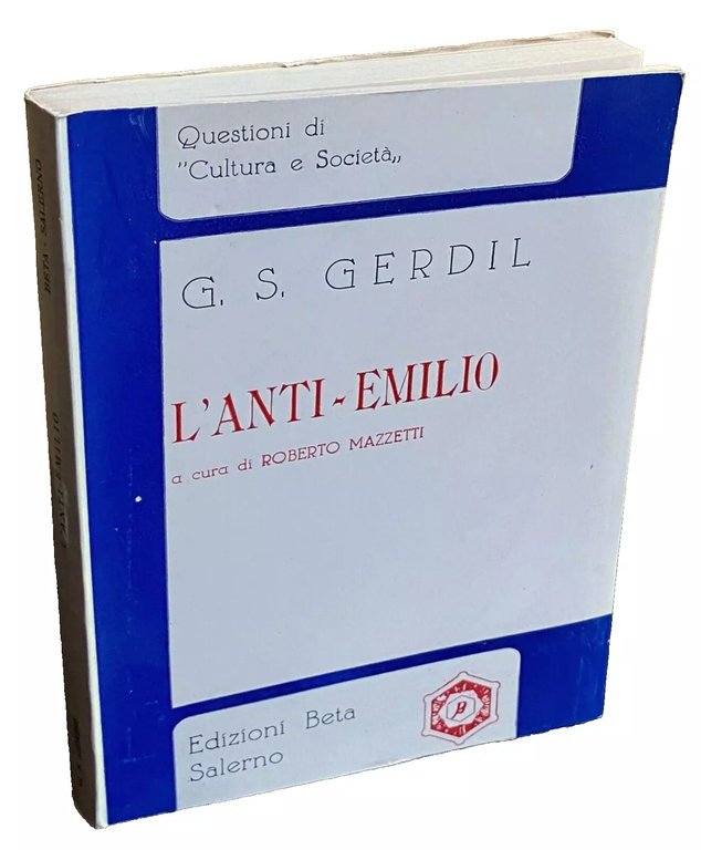 L'ANTI-EMILIO, OVVERO RIFLESSIONI SU/SOPRA LA TEORIA E LA PRATICA DELL'EDUCAZIONE …