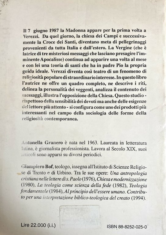 L'APOCALISSE A VEREZZI. LE APPARIZIONI MARIANE, I MESSAGGI, I VEGGENTI … | Immagine Gallery 5