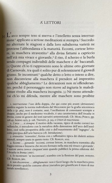 L'ARCADIA IN BRENTA. A CURA DI QUINTO MARINI