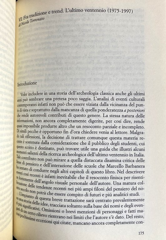 L'ARCHEOLOGIA DEGLI ITALIANI. STORIA, METODI E ORIENTAMENTI DELL'ARCHEOLOGIA CLASSICA IN …