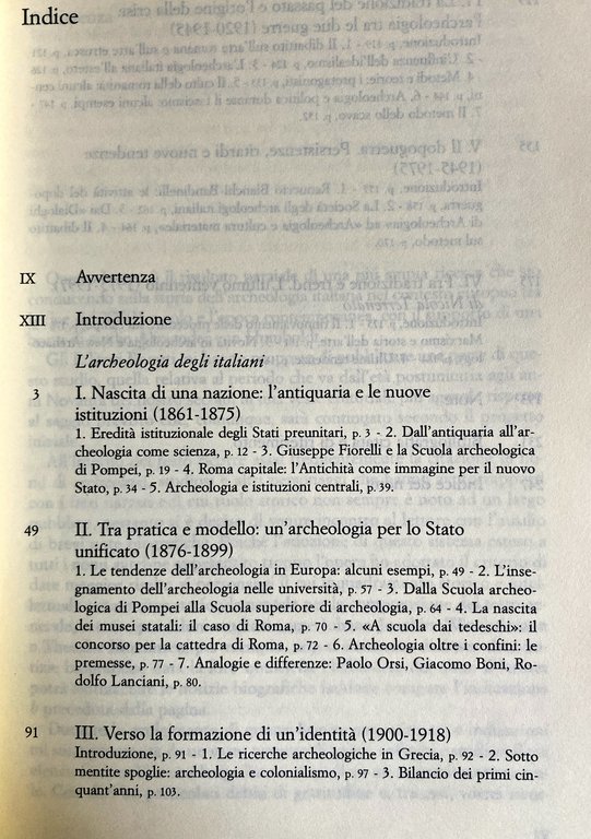 L'ARCHEOLOGIA DEGLI ITALIANI. STORIA, METODI E ORIENTAMENTI DELL'ARCHEOLOGIA CLASSICA IN …