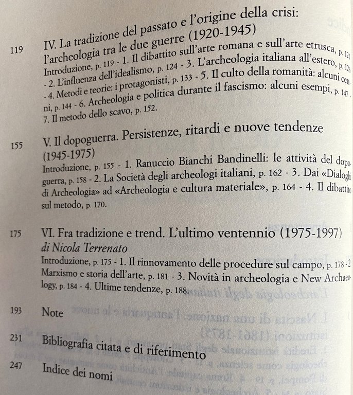 L'ARCHEOLOGIA DEGLI ITALIANI. STORIA, METODI E ORIENTAMENTI DELL'ARCHEOLOGIA CLASSICA IN …