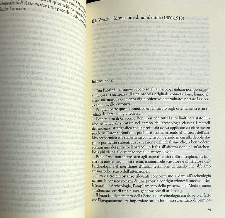 L'ARCHEOLOGIA DEGLI ITALIANI. STORIA, METODI E ORIENTAMENTI DELL'ARCHEOLOGIA CLASSICA IN …