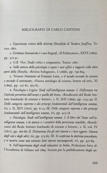 L'ARCHIVIO DI CARLO CANTONI. INVENTARIO ANALITICO A CURA DI CATERINA …