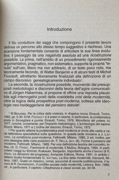 L'ECLISSI DEL CITTADINO. ATTORE E SISTEMA SOCIALE NELLA MODERNITÀ