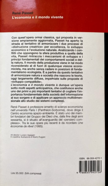 L'ECONOMIA E IL MONDO VIVENTE