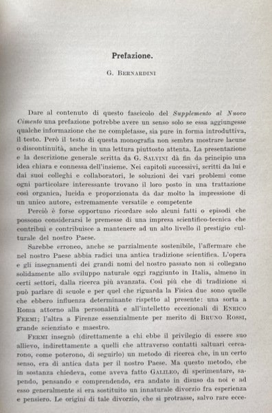 L'ELETTROSINCROTRONE E I LABORATORI DI FRASCATI