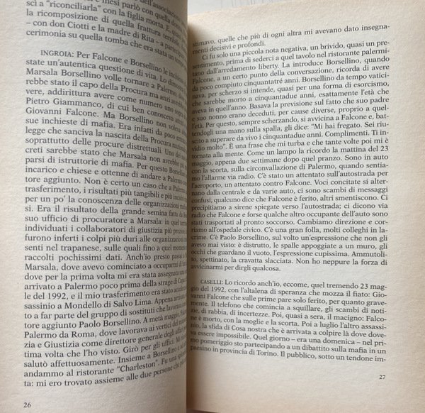 L'EREDITÀ SCOMODA. DA FALCONE AD ANDREOTTI. SETTE ANNI A PALERMO. …