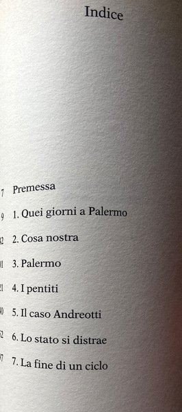 L'EREDITÀ SCOMODA. DA FALCONE AD ANDREOTTI. SETTE ANNI A PALERMO. …