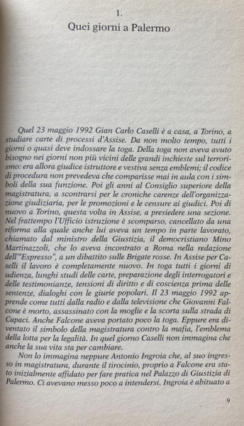 L'EREDITÀ SCOMODA. DA FALCONE AD ANDREOTTI. SETTE ANNI A PALERMO. …