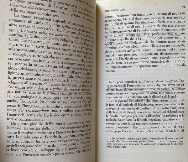 L'ESSENZA DELLA RELIGIONE. A CURA DI ANNA MARIETTI SOLMI