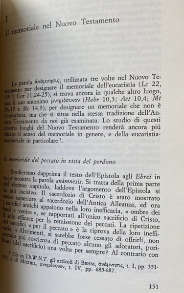 L'EUCARISTIA. MEMORIALE DEL SIGNORE, SACRIFICIO DI AZIONE, DI GRAZIA E …