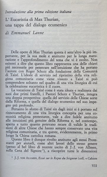 L'EUCARISTIA. MEMORIALE DEL SIGNORE, SACRIFICIO DI AZIONE, DI GRAZIA E …