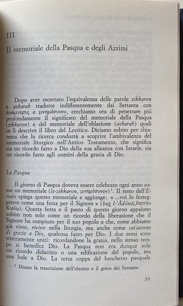 L'EUCARISTIA. MEMORIALE DEL SIGNORE, SACRIFICIO DI AZIONE, DI GRAZIA E …