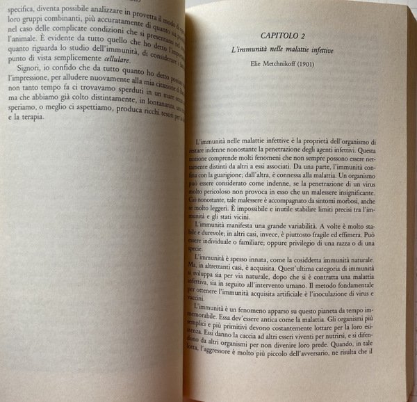 L'EVOLUZIONE DEL PENSIERO IMMUNOLOGICO. A CURA DI GILBERTO CORBELLINI