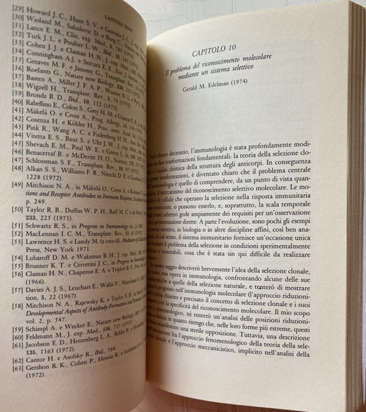 L'EVOLUZIONE DEL PENSIERO IMMUNOLOGICO. A CURA DI GILBERTO CORBELLINI