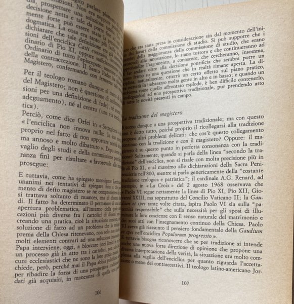 L'HUMANAE VITAE. INCHIESTA. IL PIÙ IMPORTANTE E DISCUSSO DOCUMENTO DEL …