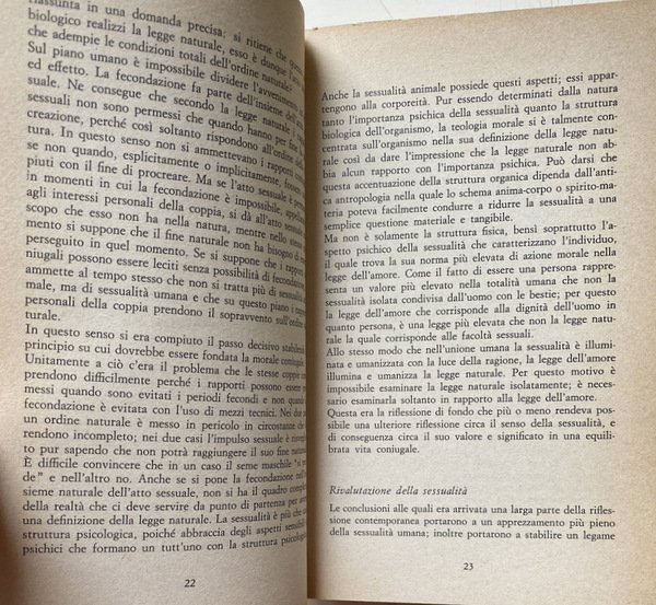 L'HUMANAE VITAE. INCHIESTA. IL PIÙ IMPORTANTE E DISCUSSO DOCUMENTO DEL …