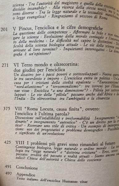 L'HUMANAE VITAE. INCHIESTA. IL PIÙ IMPORTANTE E DISCUSSO DOCUMENTO DEL …