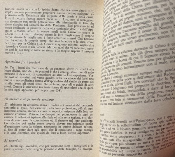 L'HUMANAE VITAE. INCHIESTA. IL PIÙ IMPORTANTE E DISCUSSO DOCUMENTO DEL …