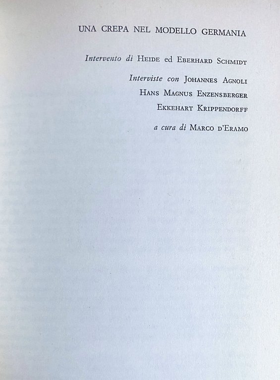 L'IMMAGINAZIONE SENZA POTERE. MITO E REALTÀ DEL'68