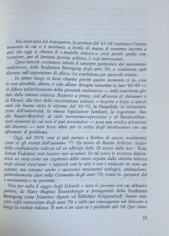 L'IMMAGINAZIONE SENZA POTERE. MITO E REALTÀ DEL'68
