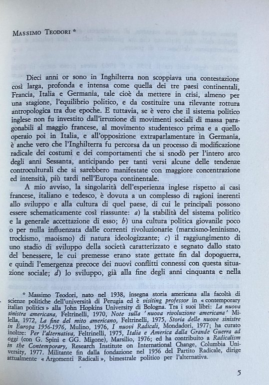 L'IMMAGINAZIONE SENZA POTERE. MITO E REALTÀ DEL'68
