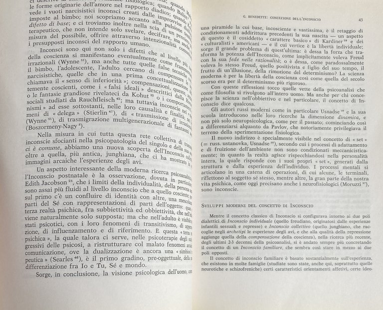 L'INCONSCIO E LE SCIENZE