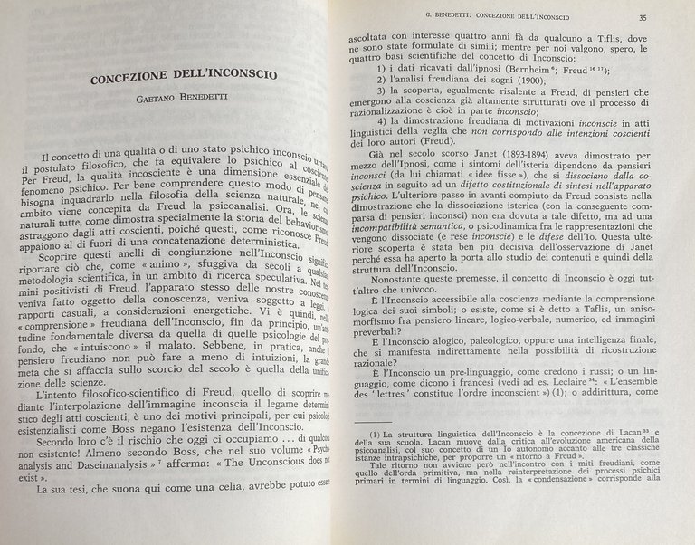 L'INCONSCIO E LE SCIENZE