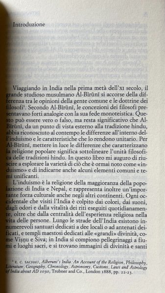 L'INDUISMO. TEMI, TRADIZIONI, PROSPETTIVE