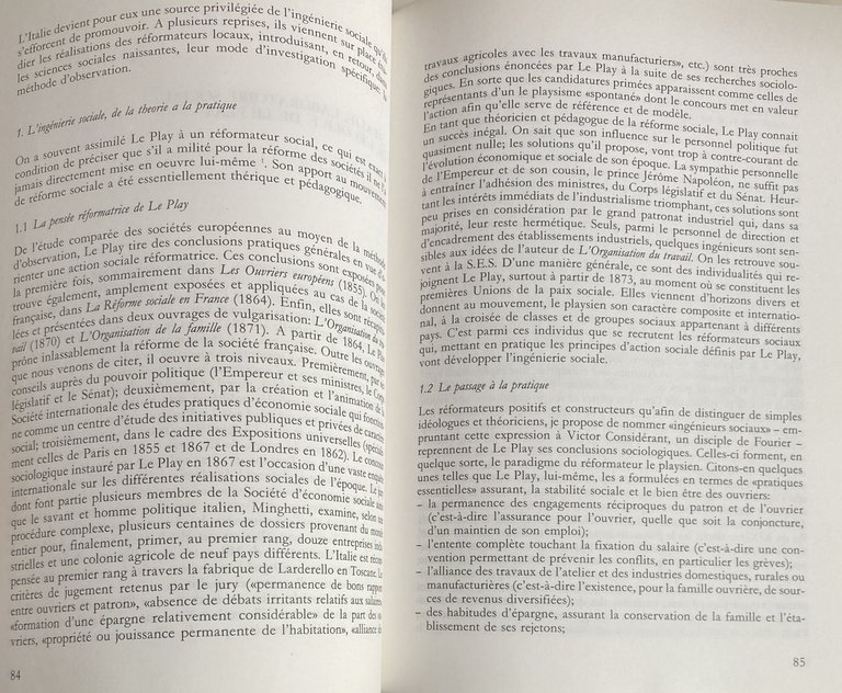 L'INFLUSSO DI FRÉDÉRIC LE PLAY E DELLA SUA SCUOLA SULLA …