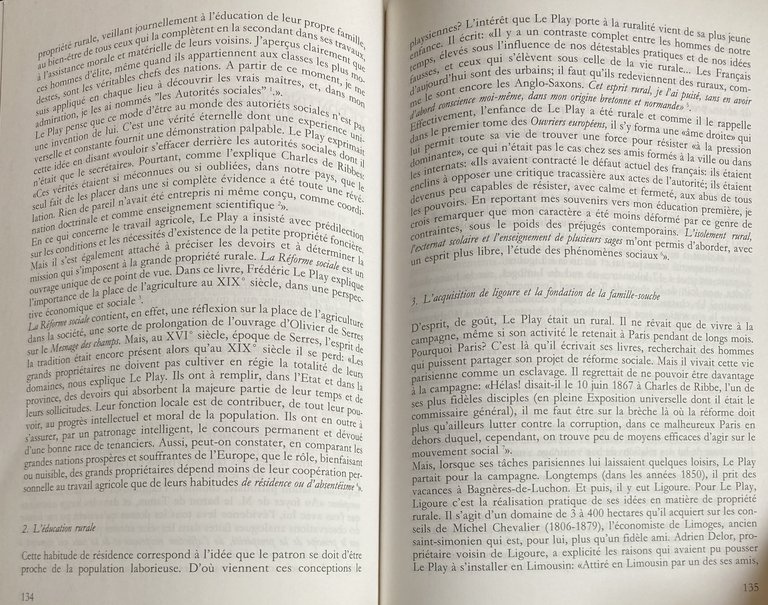 L'INFLUSSO DI FRÉDÉRIC LE PLAY E DELLA SUA SCUOLA SULLA …