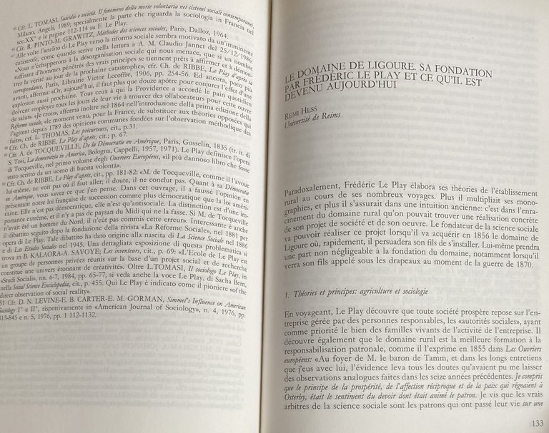 L'INFLUSSO DI FRÉDÉRIC LE PLAY E DELLA SUA SCUOLA SULLA …