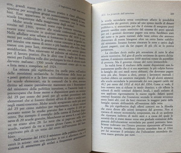 L'INGHILTERRA NEGLI ANNI TRENTA