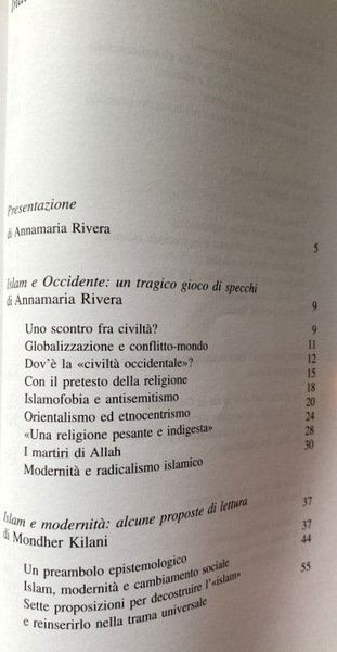 L'INQUIETUDINE DELL'ISLAM FRA TRADIZIONE, MODERNITÀ E GLOBALIZZAZIONE. A CURA DI …