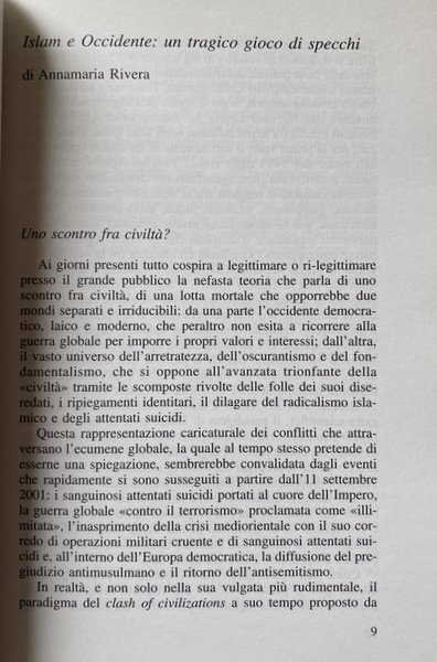 L'INQUIETUDINE DELL'ISLAM FRA TRADIZIONE, MODERNITÀ E GLOBALIZZAZIONE. A CURA DI …