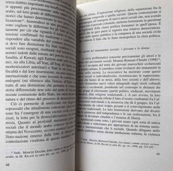 L'INQUIETUDINE DELL'ISLAM FRA TRADIZIONE, MODERNITÀ E GLOBALIZZAZIONE. A CURA DI …