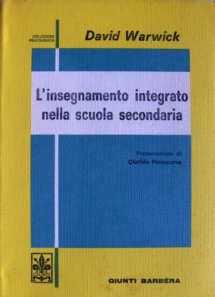 L'INSEGNAMENTO INTEGRATO NELLA SCUOLA SECONDARIA