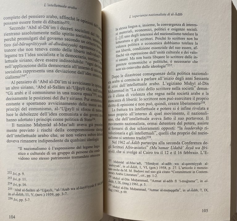 L'INTELLETTUALE ARABO TRA IMPEGNO E DISSENSO: ANALISI DELLA RIVISTA LIBANESE …