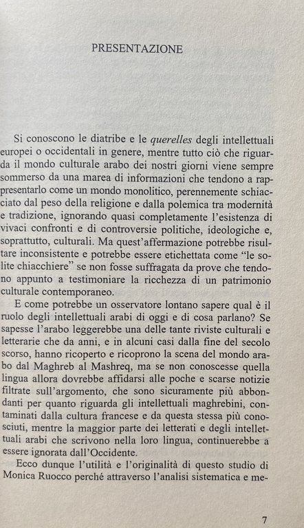 L'INTELLETTUALE ARABO TRA IMPEGNO E DISSENSO: ANALISI DELLA RIVISTA LIBANESE …