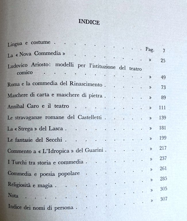 L'ISTITUZIONE DEL TEATRO COMICO NEL RINASCIMENTO