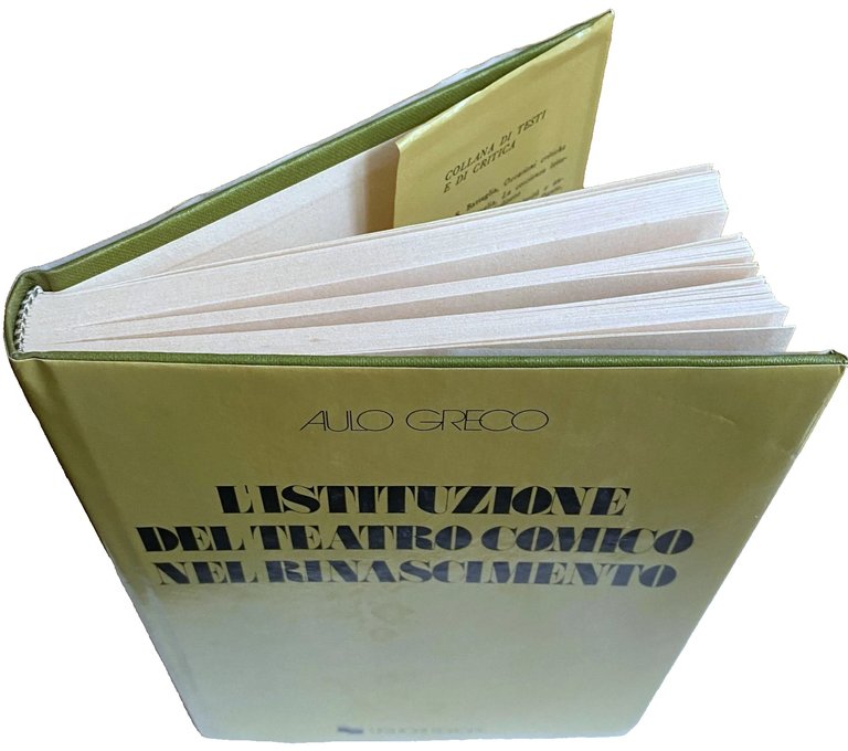 L'ISTITUZIONE DEL TEATRO COMICO NEL RINASCIMENTO