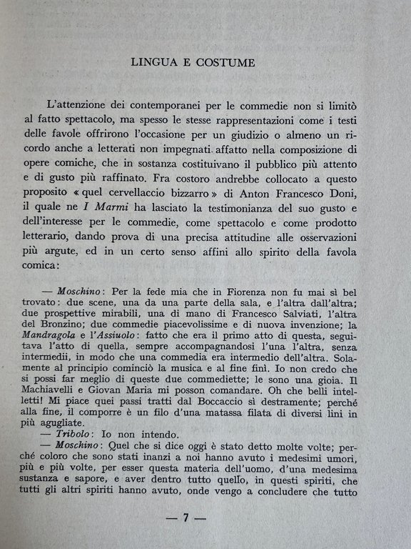 L'ISTITUZIONE DEL TEATRO COMICO NEL RINASCIMENTO