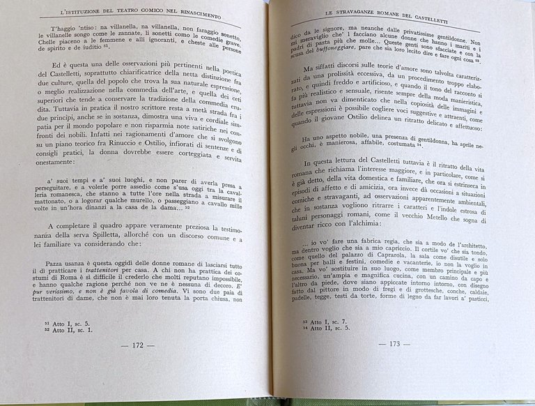 L'ISTITUZIONE DEL TEATRO COMICO NEL RINASCIMENTO