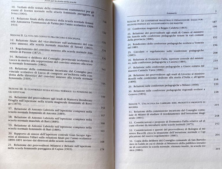 L'ISTRUZIONE NORMALE DALLA LEGGE CASATI ALL'ETÀ GIOLITTIANA