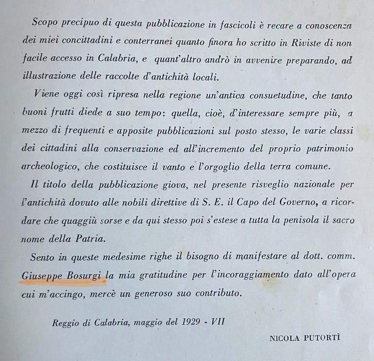 L'ITALIA ANTICHISSIMA. TERRECOTTE ARCHITETTONICHE DI REGGIO-CALABRIA. FASCICOLO I