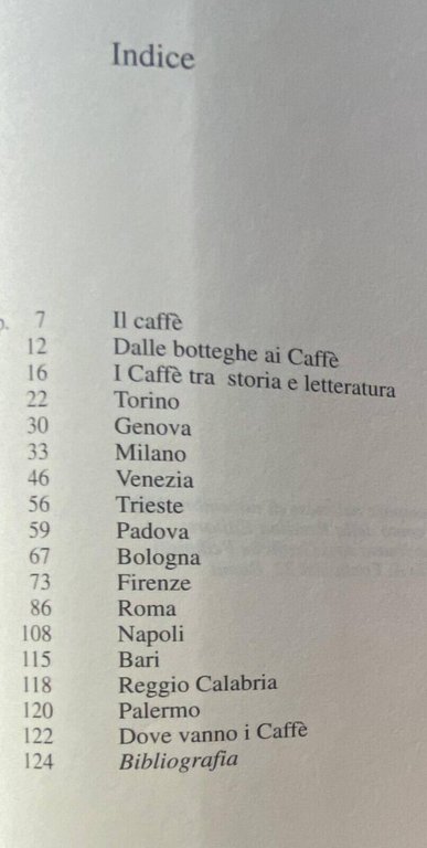 L'ITALIA DEI CAFFÈ